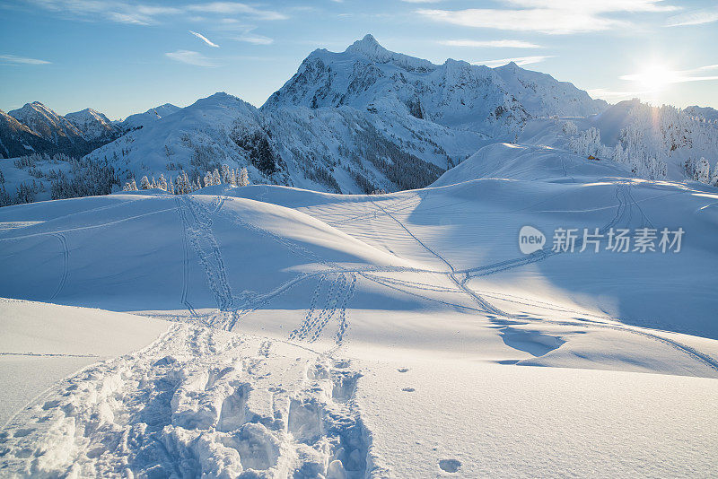 艺术家Point Snowshoe, North Cascades